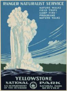 Yellowstone National Park 1938 Poster